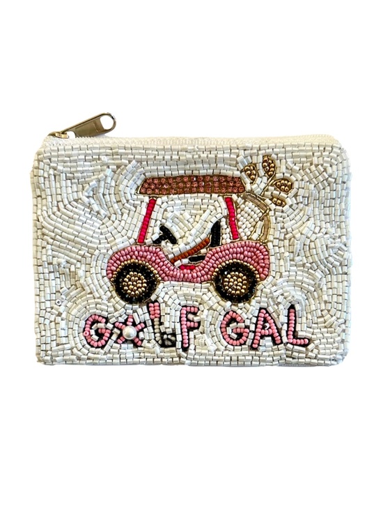 Lily Posh Handbags - Golf Cart Coin Purse, Golf Lover, Golf Bag, NEW